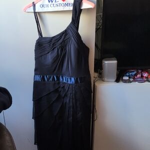 Elegant Navy Evening Dress